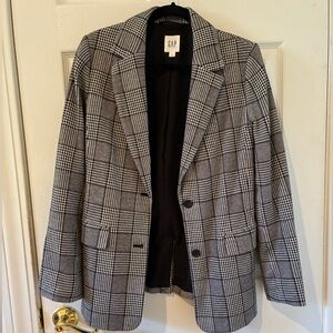 GAP plaid blazer